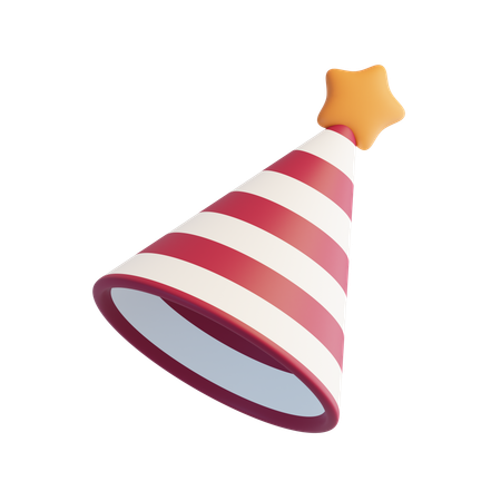 Sombrero de fiesta  3D Icon