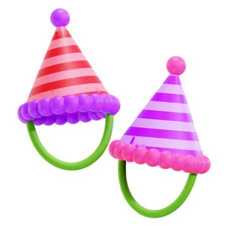 Sombrero de fiesta  3D Icon