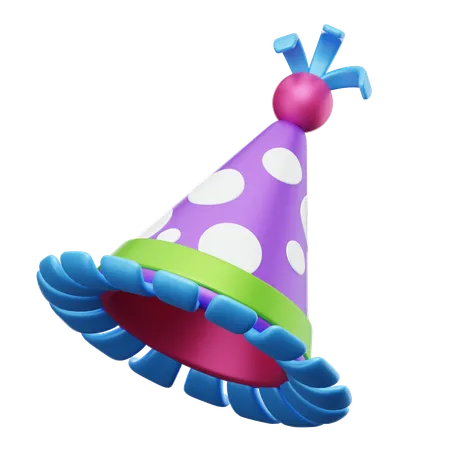 Sombrero de fiesta  3D Icon