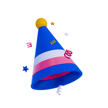 Sombrero de fiesta  3D Icon