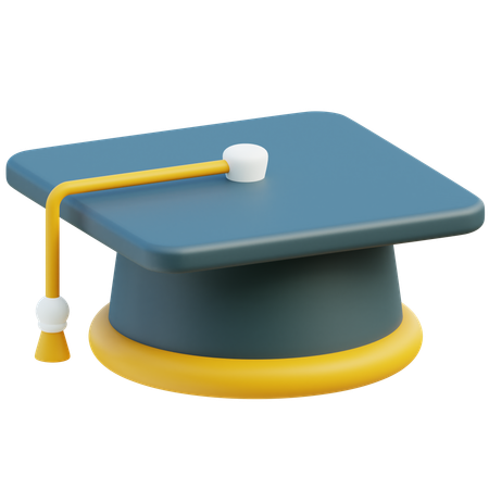 Sombrero de graduacion  3D Icon