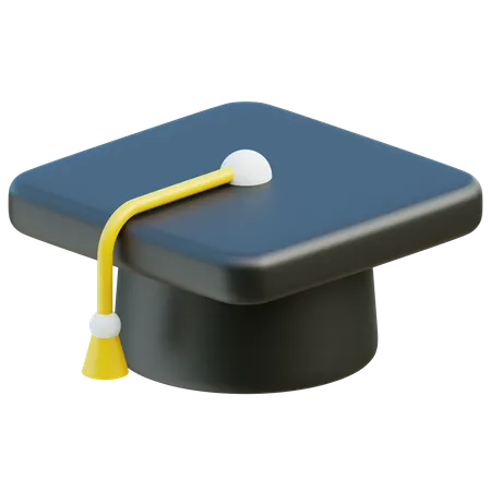 Sombrero de graduacion  3D Icon