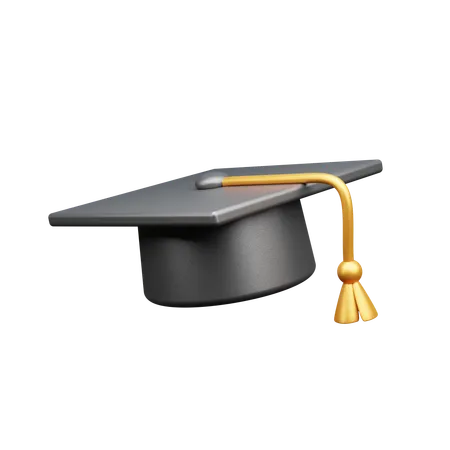 Sombrero de graduacion  3D Icon