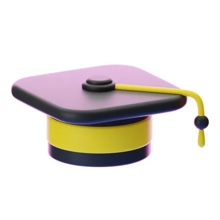 Sombrero de graduacion  3D Icon