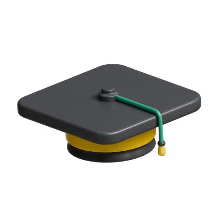 Sombrero de graduacion  3D Icon