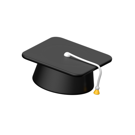 Sombrero de graduacion  3D Icon