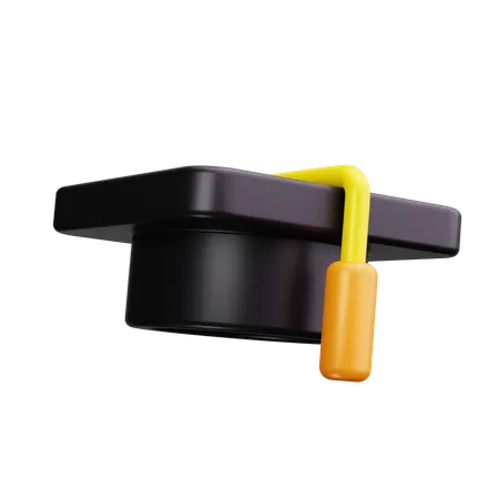 Sombrero de graduacion  3D Icon