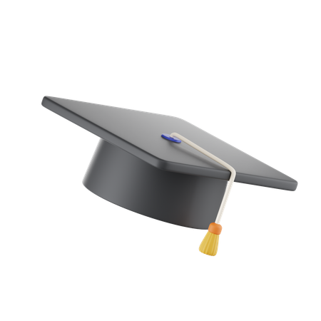 Sombrero de graduacion  3D Icon