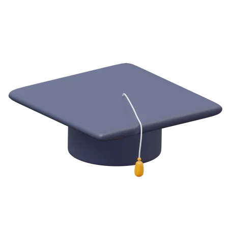 Sombrero de graduacion  3D Illustration