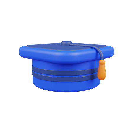 Sombrero de graduacion  3D Illustration