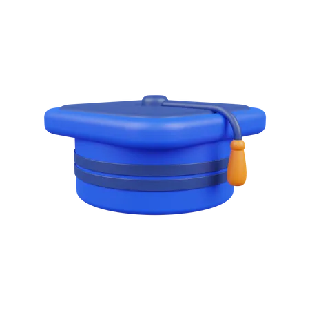 Sombrero de graduacion  3D Illustration