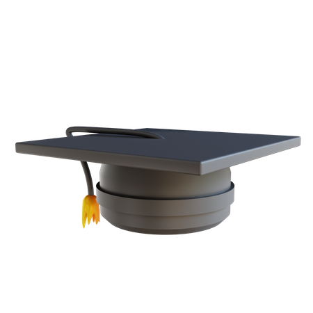 Sombrero de graduacion  3D Illustration