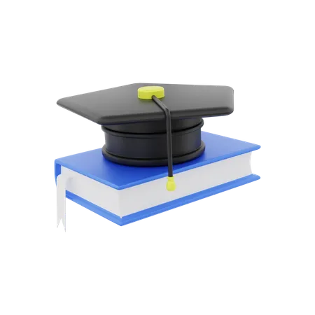 Sombrero de graduacion  3D Illustration