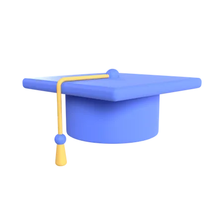 Sombrero de graduacion  3D Illustration