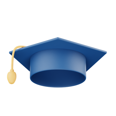 Sombrero de graduacion  3D Icon