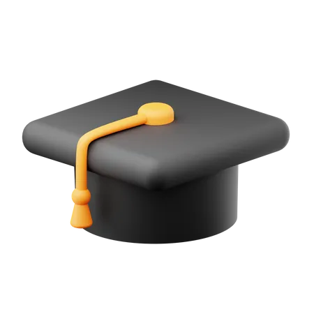 Sombrero de graduacion  3D Icon