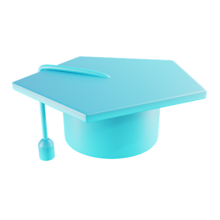 Sombrero de graduacion  3D Icon