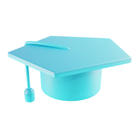 Sombrero de graduacion  3D Icon