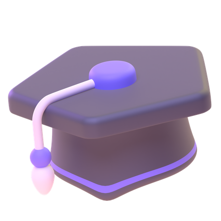 Sombrero de graduacion  3D Icon