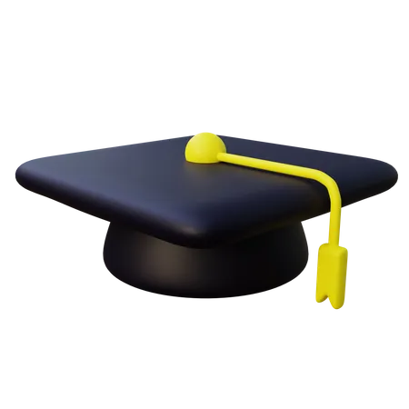 Sombrero de graduacion  3D Icon