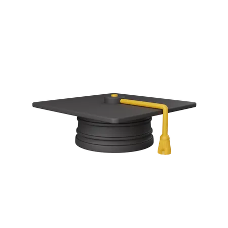 Sombrero de graduacion  3D Icon