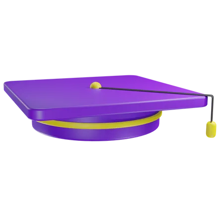 Sombrero de graduacion  3D Icon