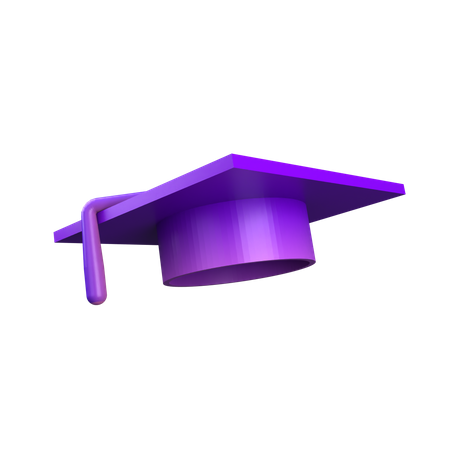 Sombrero de graduacion  3D Icon