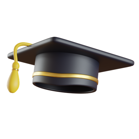 Sombrero de graduacion  3D Icon