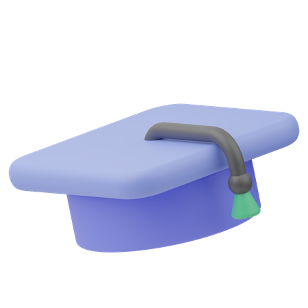 Sombrero de graduacion  3D Icon