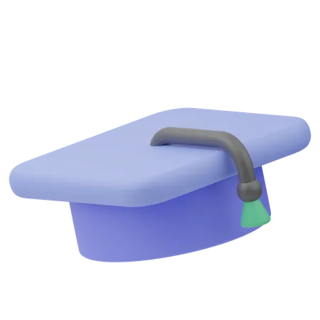 Sombrero de graduacion  3D Icon