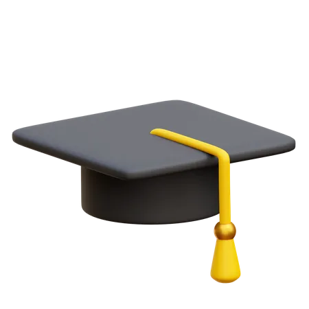 Sombrero de graduacion  3D Icon