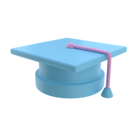 Sombrero de graduacion  3D Icon