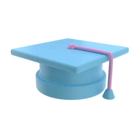 Sombrero de graduacion  3D Icon