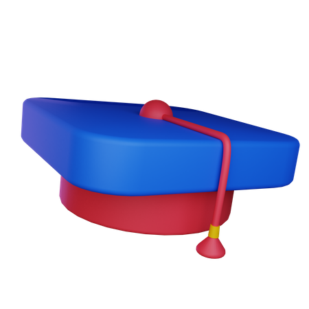 Sombrero de graduacion  3D Icon