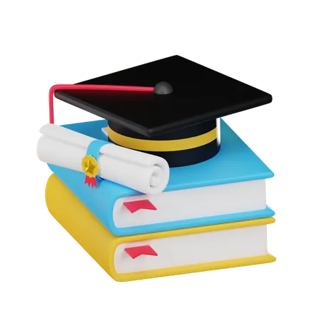 Sombrero de graduacion  3D Icon