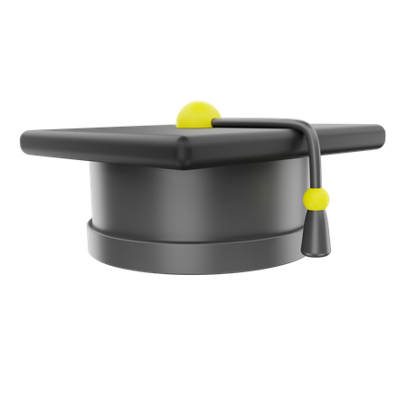 Sombrero de graduacion  3D Icon