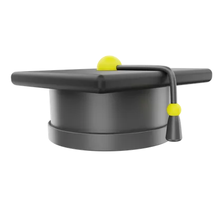 Sombrero de graduacion  3D Icon