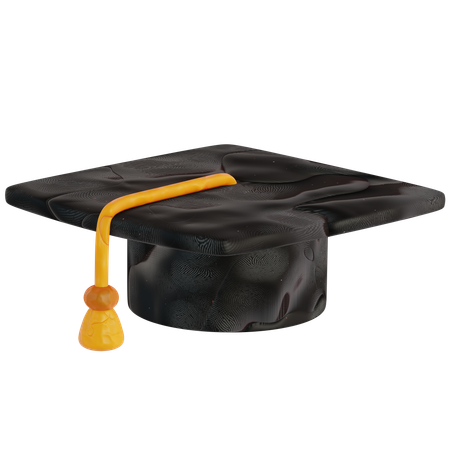 Logro del sombrero de graduación  3D Icon
