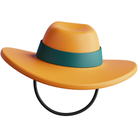 Sombrero de granjero  3D Icon