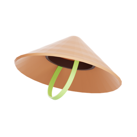 Sombrero de juncia  3D Icon