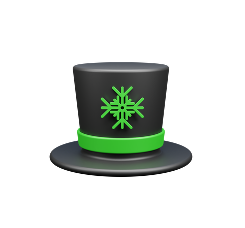 Sombrero de mago  3D Icon