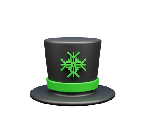 Sombrero de mago  3D Icon