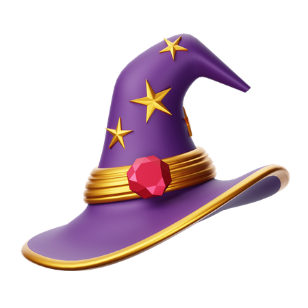 Sombrero de mago  3D Icon