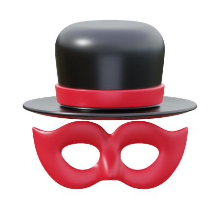 Sombrero de mago  3D Icon