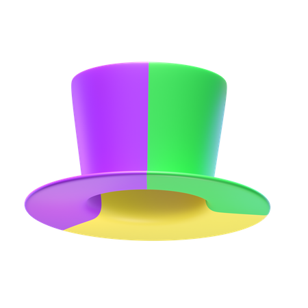 Sombrero de carnaval  3D Icon