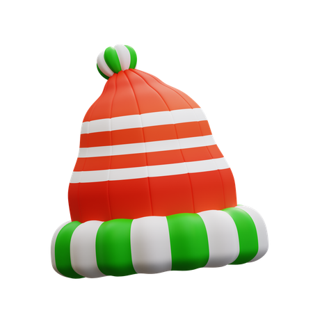 Gorro navideño  3D Icon