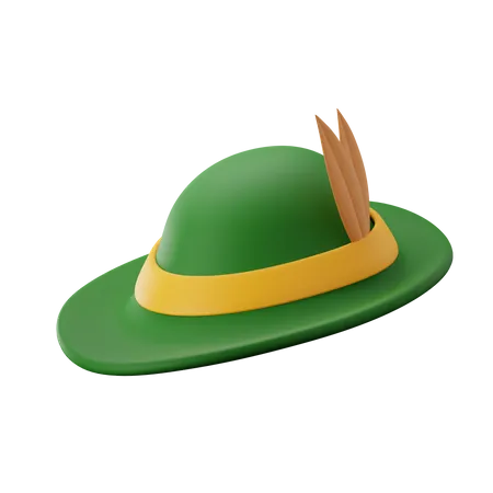 Sombrero de octubre  3D Icon