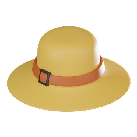 Sombrero de copa  3D Icon