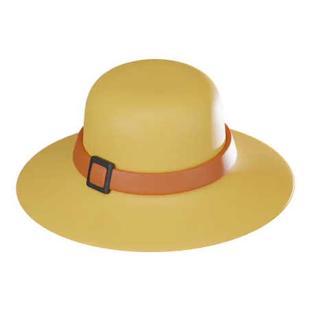 Sombrero de copa  3D Icon