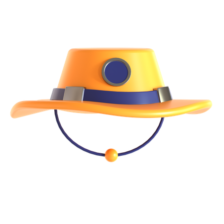 Sombrero de pesca  3D Icon